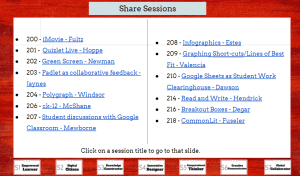 Share sessions